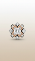 clous d'oreilles diamants sculpturaux